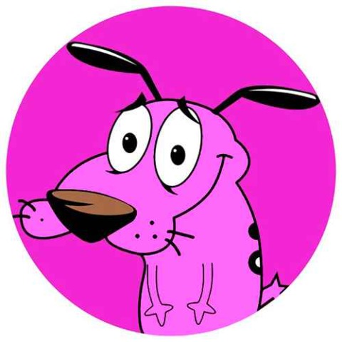 Courage The Dog Logo
